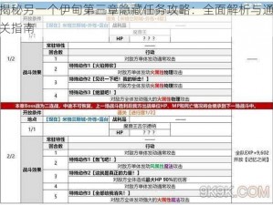 揭秘另一个伊甸第三章隐藏任务攻略：全面解析与通关指南