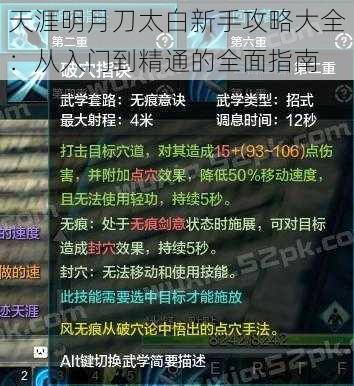 天涯明月刀太白新手攻略大全：从入门到精通的全面指南