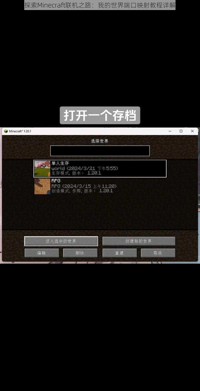 探索Minecraft联机之路：我的世界端口映射教程详解