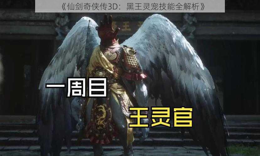 《仙剑奇侠传3D：黑王灵宠技能全解析》