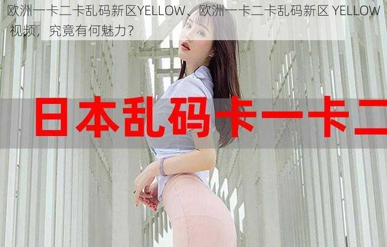 欧洲一卡二卡乱码新区YELLOW、欧洲一卡二卡乱码新区 YELLOW 视频，究竟有何魅力？