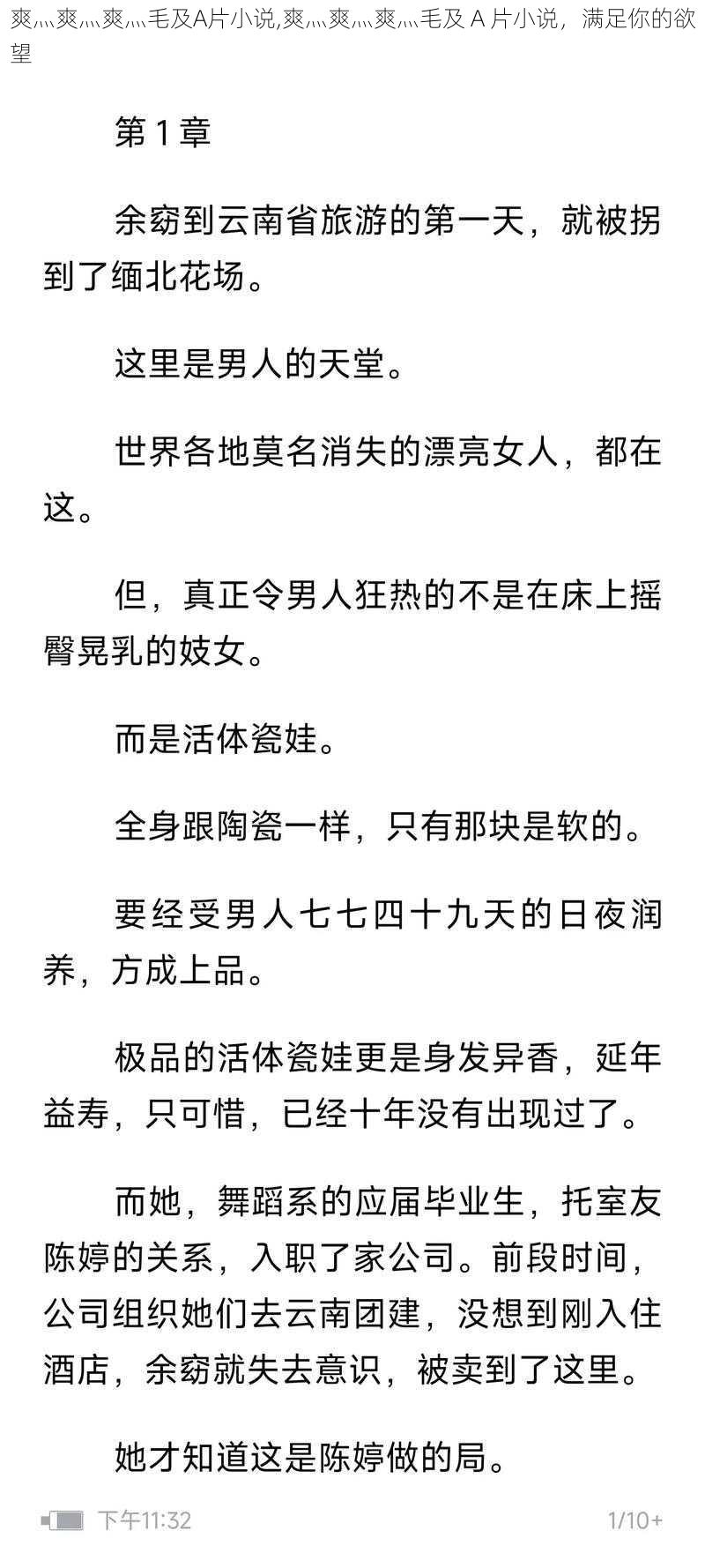 爽灬爽灬爽灬毛及A片小说,爽灬爽灬爽灬毛及 A 片小说，满足你的欲望