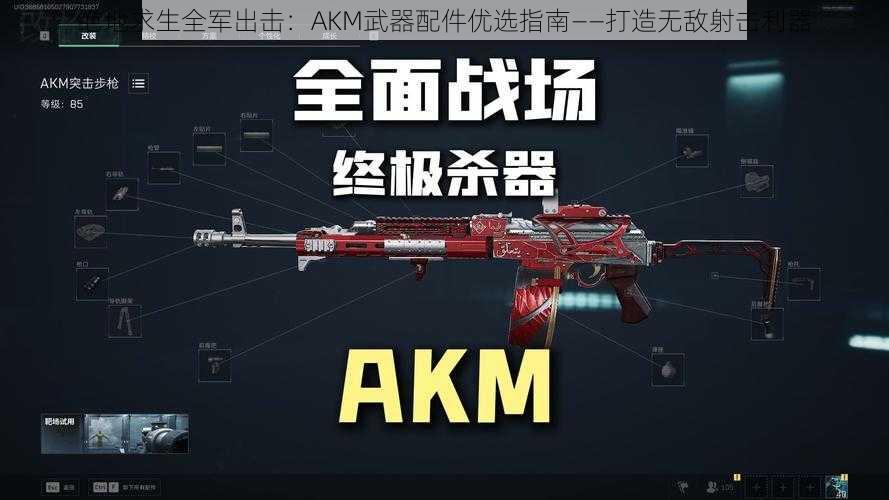 绝地求生全军出击：AKM武器配件优选指南——打造无敌射击利器