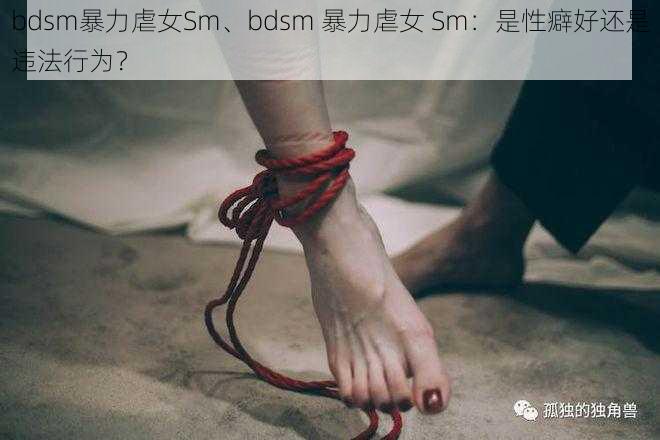 bdsm暴力虐女Sm、bdsm 暴力虐女 Sm：是性癖好还是违法行为？