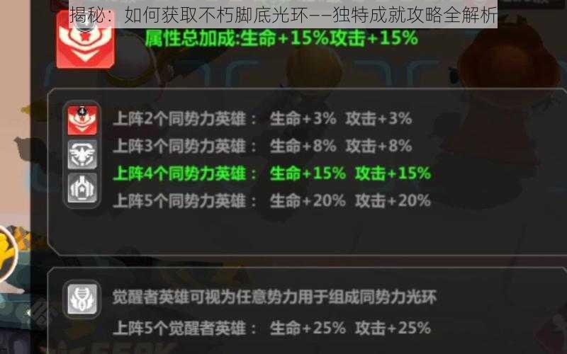 揭秘：如何获取不朽脚底光环——独特成就攻略全解析