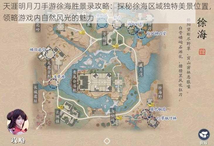 天涯明月刀手游徐海胜景录攻略：探秘徐海区域独特美景位置，领略游戏内自然风光的魅力